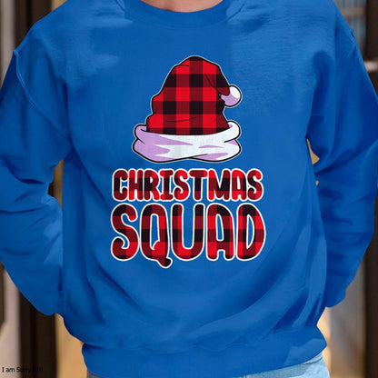 Christmas Squad Family Group Matching Christmas Party Pajama T-Shirt - Christmas Unisex T-Shirt/Hoodie/Sweatshirt - HNDS00