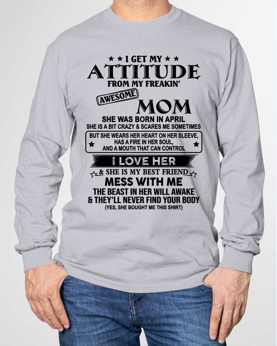 APRIL - AWESOME MOM - PERFECT GIFT FOR YOUR MOM - (SKU2606-125-04)