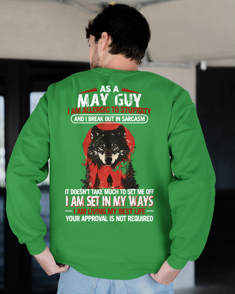 MAY – Grumpy Old Man Sarcasm Shirt – Funny Birthday Gift for Men (SKU2604-115-05)