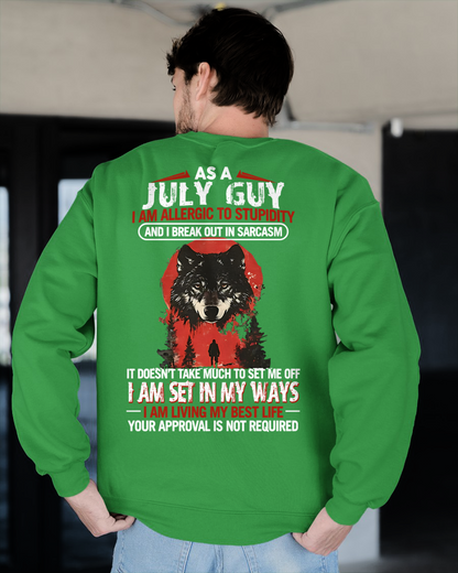 JULY – Grumpy Old Man Sarcasm Shirt – Funny Birthday Gift for Men (SKU2604-115-07)