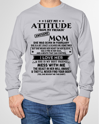 FEBRUARY - AWESOME MOM - PERFECT GIFT FOR YOUR MOM - (SKU2606-125-02)