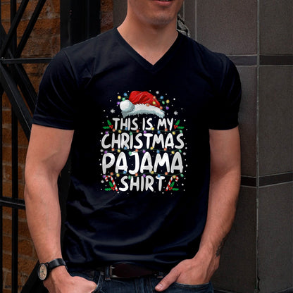 This Is My Christmas Pajama Shirt Funny Xmas PJs Men Women T-Shirt - Christmas Unisex T-Shirt/Hoodie/Sweatshirt - HNDS00