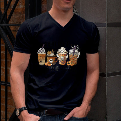 Nightmare Before Coffee Pumpkin Spice Halloween Costume T-Shirt - Christmas Unisex T-Shirt/Hoodie/Sweatshirt - HNDS00