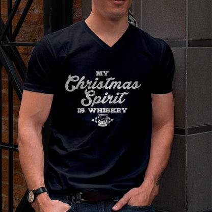 Funny Christmas Drinking Shirt Whiskey Liquor Drinker Saying T-Shirt - Christmas Unisex T-Shirt/Hoodie/Sweatshirt - HNDS00