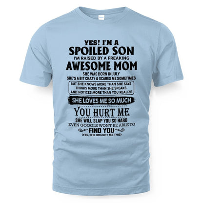 July - Awesome Mom - Perfect gift for son From Mom - KATE07 (SKU-SPW-07)