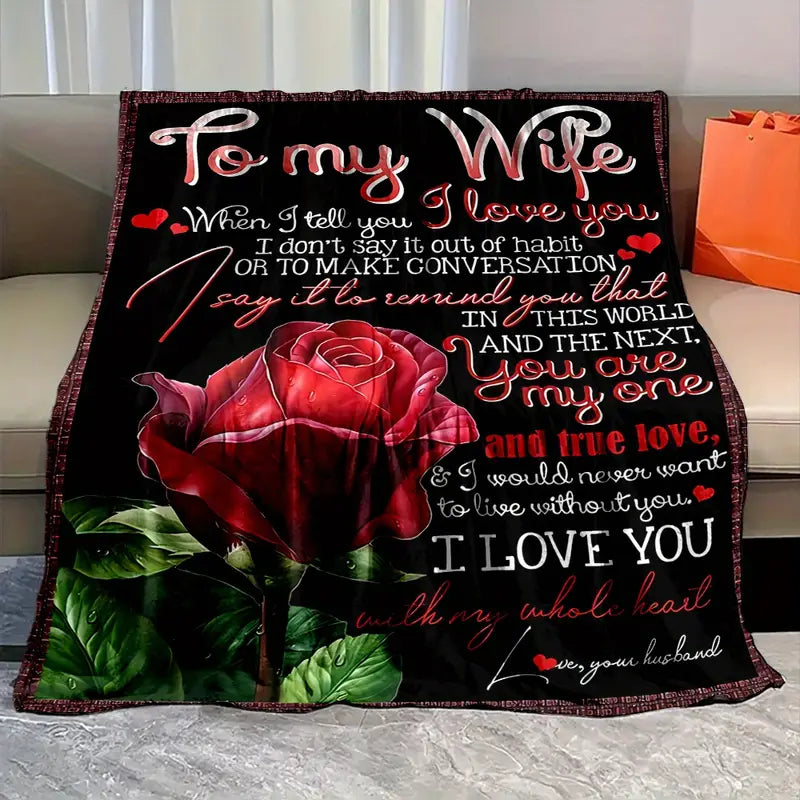 Special Gift For Your Wife Blanket - From Husband