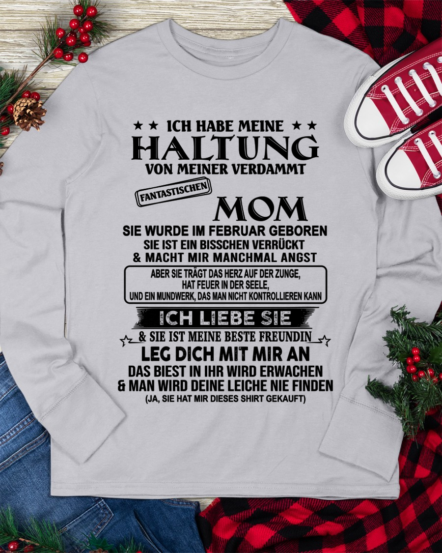 FEBRUAR - FANTASTISCHE MOM - PERFEKTES GESCHENK FÜR DEINE MOM - (SKU2606-178-02)