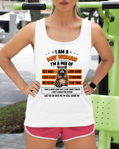 MAY WOMAN SHIRT – I’m A Mix Of Love Hard & Stubborn – No Filter Personality Tee – Birthday Gift Idea (SKU2604-303-05)