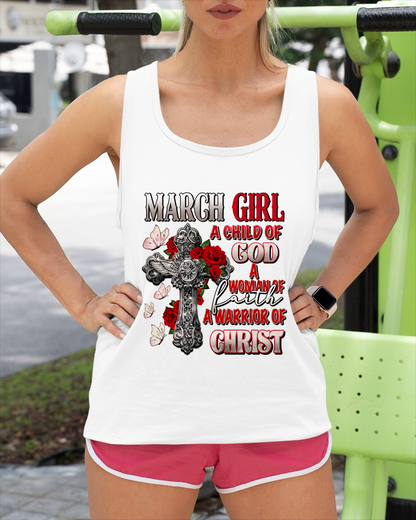 MARCH – Girl Child Of God Shirt – Faith Gift for Women (SKU2604-185-03)