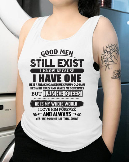 Good Men Still Exist - Perfect Gift For Your Girlfriend, Wife From Boyfriend, Husband - KATE00 (SKU26T-0192-00)
