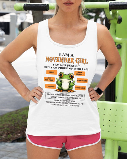 "I AM A NOVEMBER GIRL" - Birthday Gift For November Girls - FMA KATE11 (SKU2602-189-11)