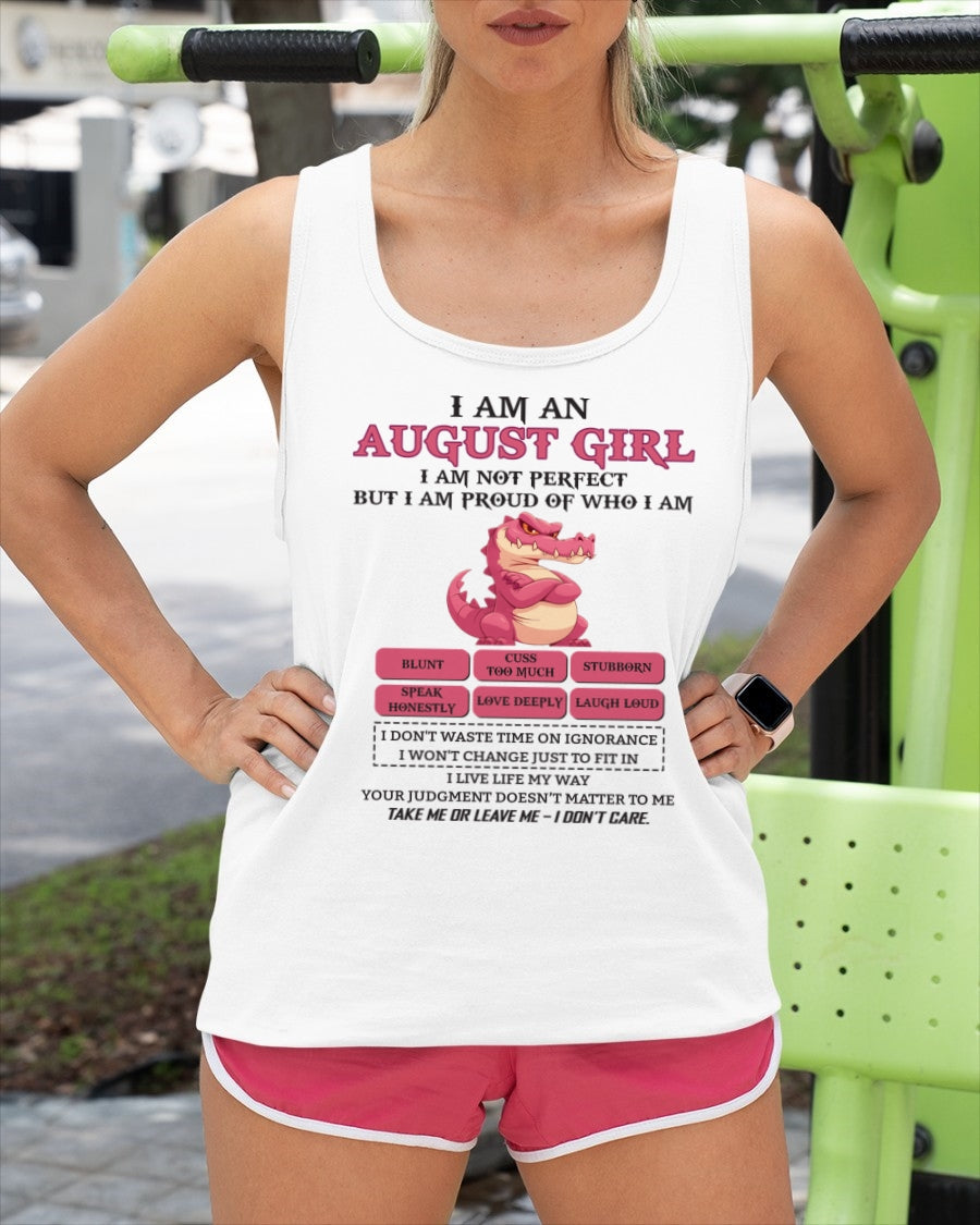 August Girl Shirt – Birthday Gift for Women - KATE08 FMA (SKU10-80-08)