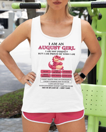 August Girl Shirt – Birthday Gift for Women - KATE08 FMA (SKU10-80-08)