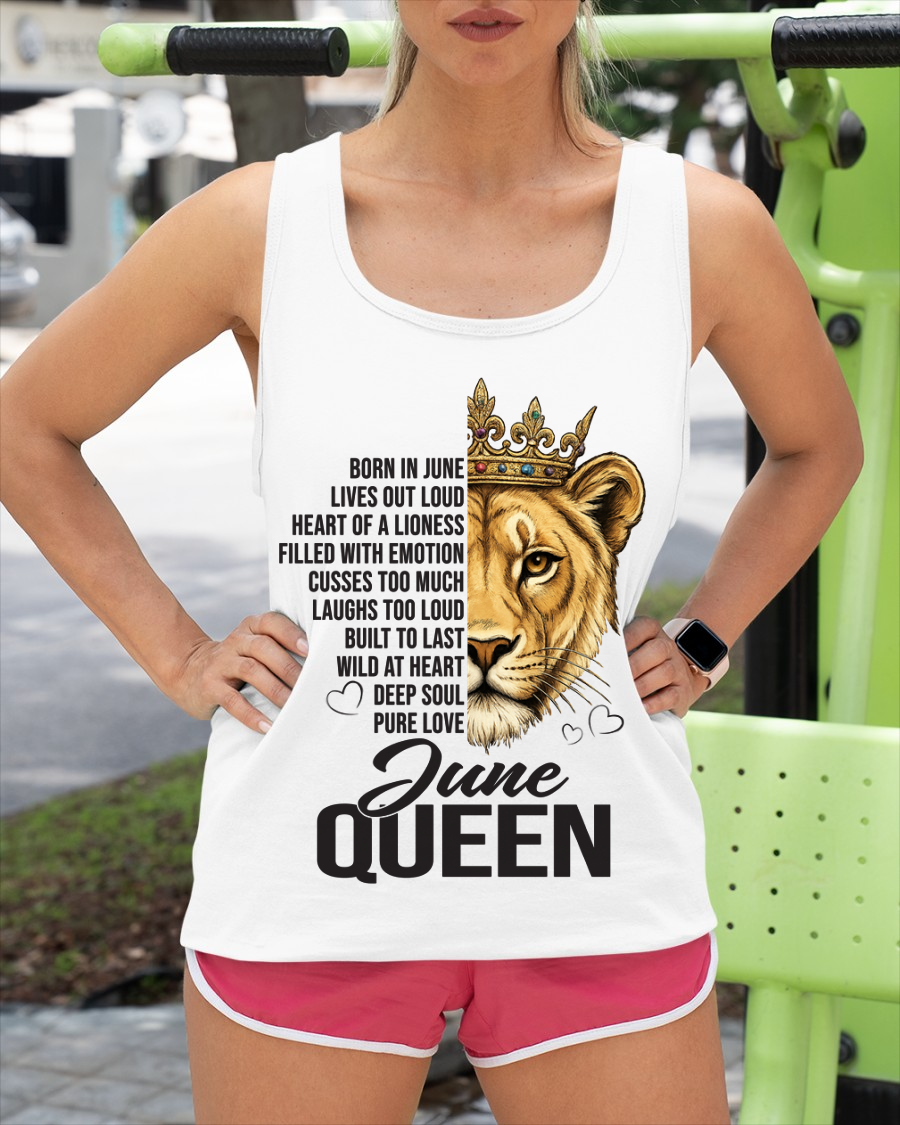 JUNE – June Queen – Born In June – Living Legend Wild At Heart Very Rare – Birthday Gift – Women Shirt (SKU2603-27-06)