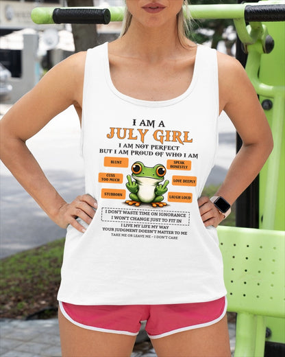 "I AM A JULY GIRL" - Birthday Gift For July Girls - FMA KATE07 (SKU2602-189-07)