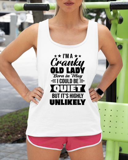 MAY – Cranky Old Lady Shirt – Funny Birthday Gift for Women (SKU2604-127-05)