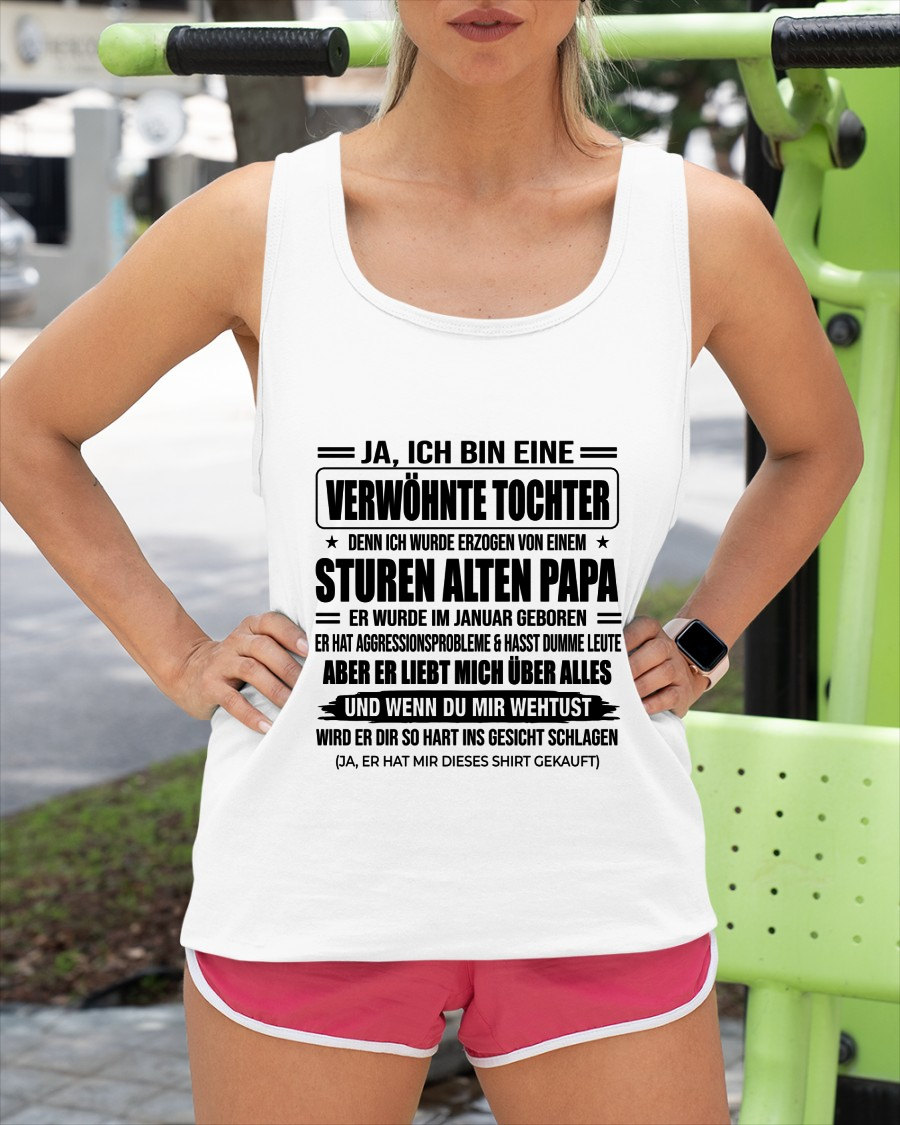 JANUAR - GRUMMELIGER PAPA - PERFEKTES GESCHENK FÜR DEINE TOCHTER - (SKU2606-272-01)