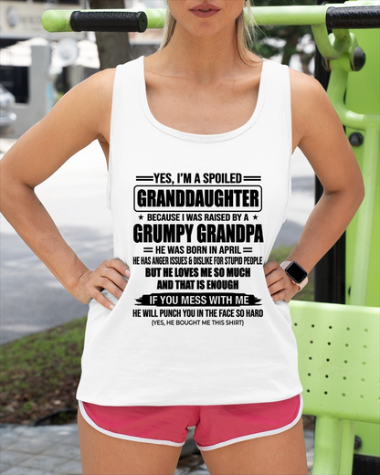 APRIL - GRUMPY GRANDPA - PERFECT GIFT FOR YOUR GRANDDAUGHTER - (SKU2606-345-04)