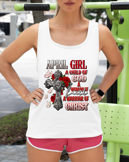 APRIL – Girl Child Of God Shirt – Faith Gift for Women (SKU2604-185-04)