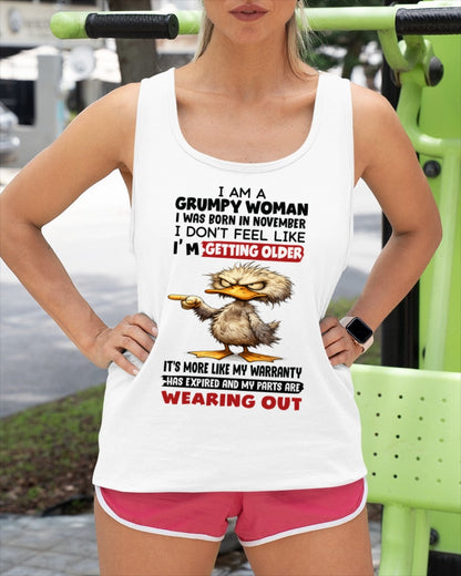 KATE11 - Funny Grumpy Woman Shirt Born in November – Birthday Gift Idea - FMA (SKU2602-175-11)