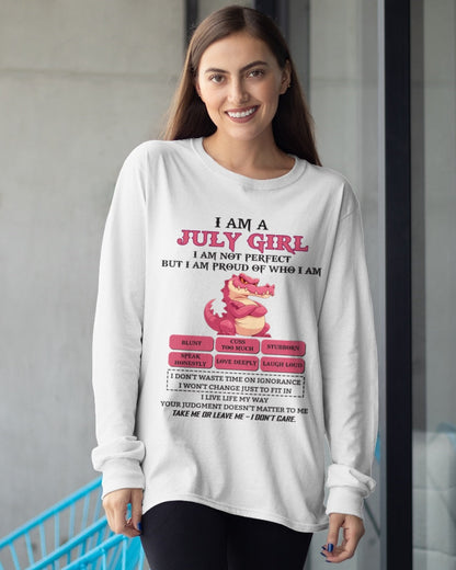July Girl Shirt – Birthday Gift for Women - KATE07 FMA (SKU10-80-07)