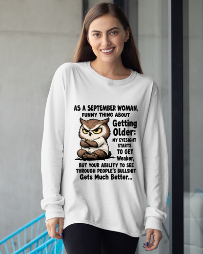 SEPTEMBER - FUNNY SEPTEMBER WOMAN - PERFECT GIFT FOR YOURSELF (SKU2607-95-09)