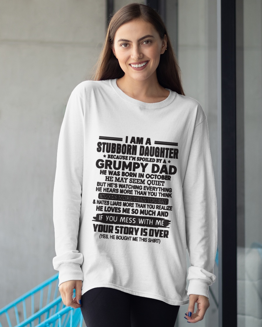 OCTOBER - I'M A STUBBORN DAUGHTER - FROM DAD TO DAUGHTER - KATE10 (SKU26T-01-52-10)