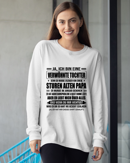 JANUAR - GRUMMELIGER PAPA - PERFEKTES GESCHENK FÜR DEINE TOCHTER - (SKU2606-272-01)