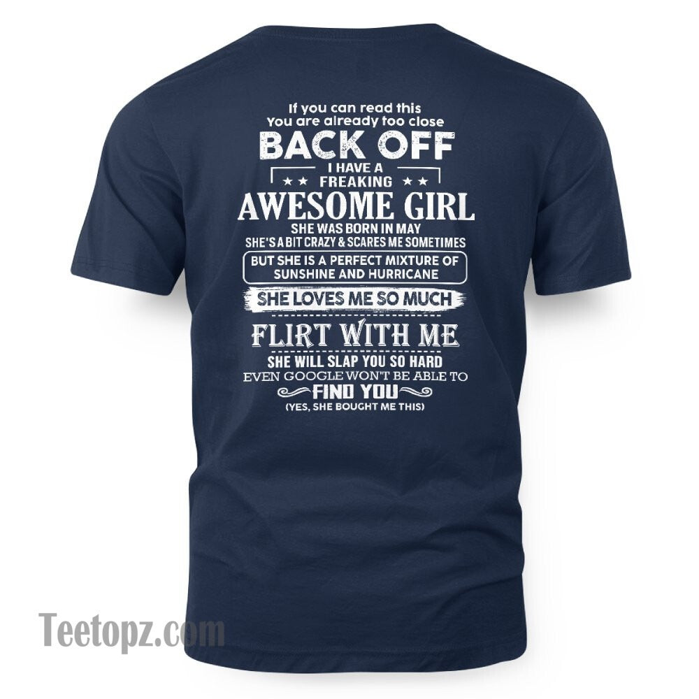 May – Awesome Girlfriend Born In May – Special gift for your Boyfriend – From Wife KATE05 (SKU06-17-05)