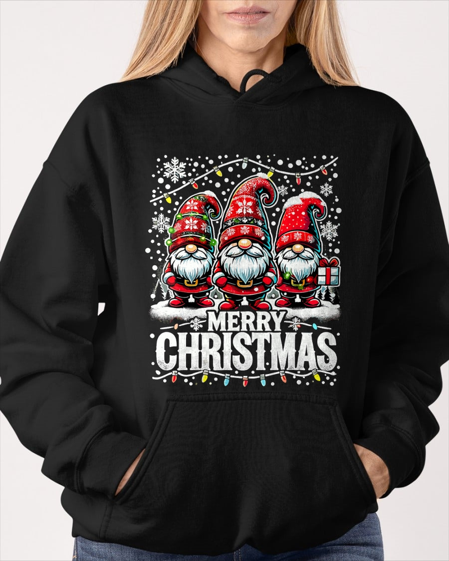 Merry Christmas Gnome Funny Family Christmas T-Shirt (SKU-MRCM-17) FMA