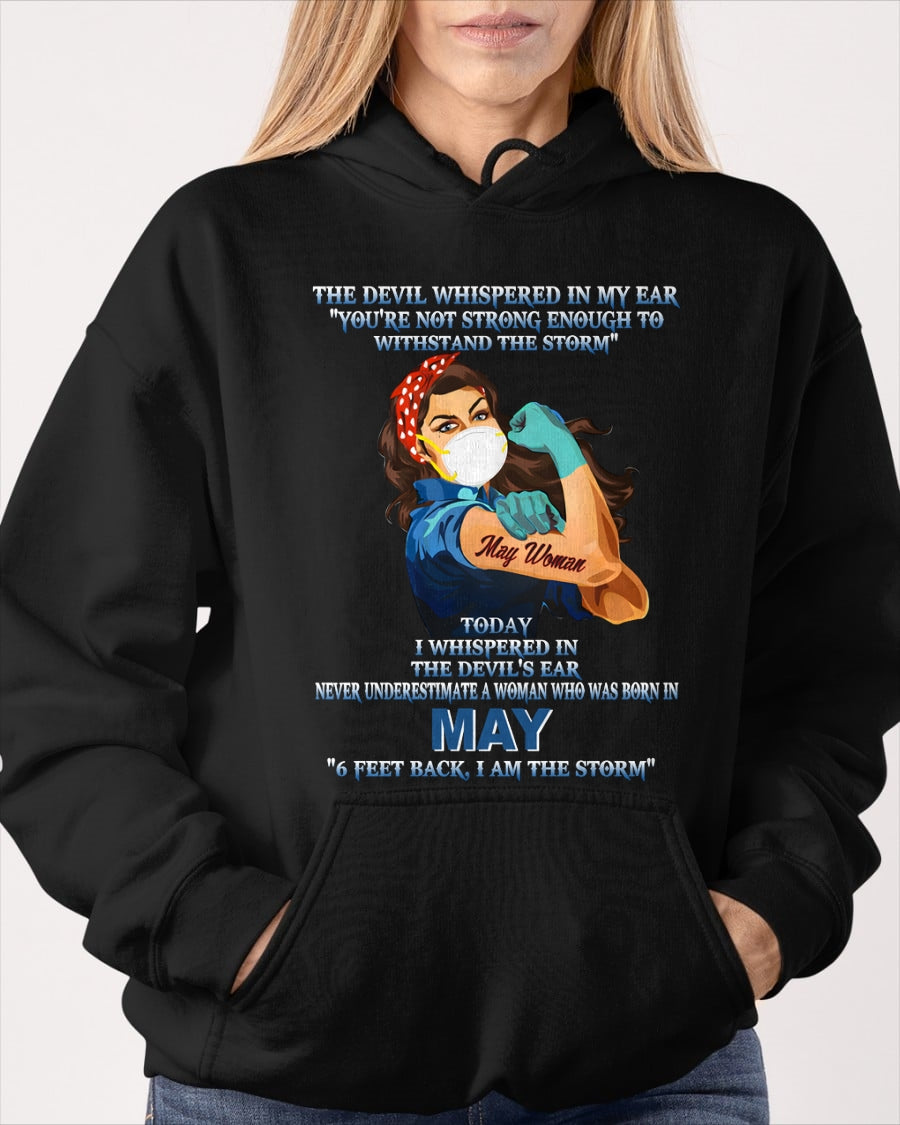 Never Underestimate A Woman Born In May – May Woman “I Am The Storm” - FMA / KATE05 (SKU12-322-05)