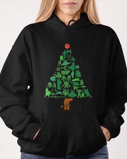 Star Wars Holiday Christmas Tree T-Shirt (SKU-MRCM-23) FMA