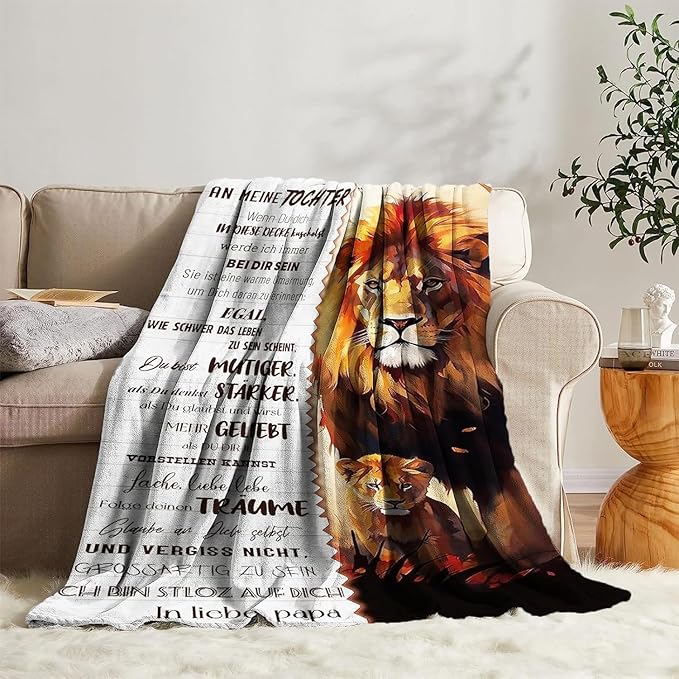 Besonderes Geschenk für deine Tochter – Decke von Papa