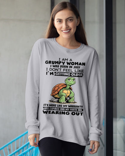 KATE07 - Funny Grumpy Woman Shirt Born in July – Birthday Gift Idea - FMA (SKU2602-178-07)