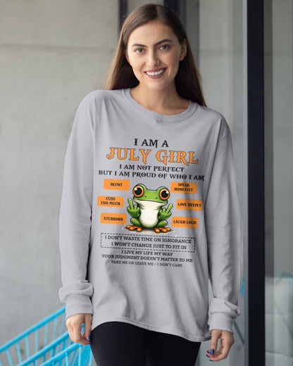 "I AM A JULY GIRL" - Birthday Gift For July Girls - FMA KATE07 (SKU2602-189-07)