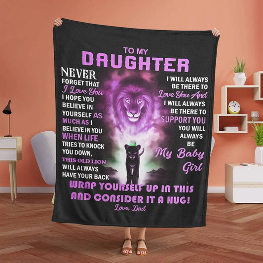 Special Gift For Your Daughter Blanket - From Dad