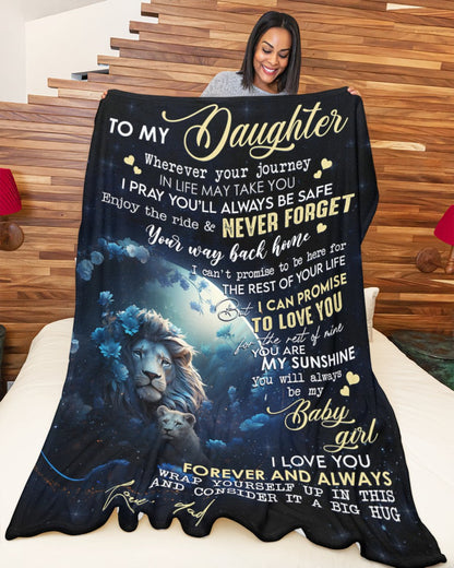 Special Gift For Your Daughter Blanket - From Dad (SKUB07-62)