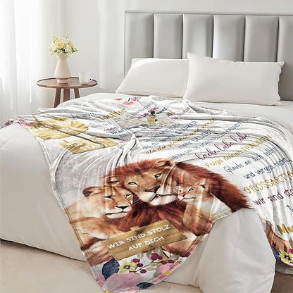 Besonderes Geschenk für deine Tochter – Decke von Mama Papa
