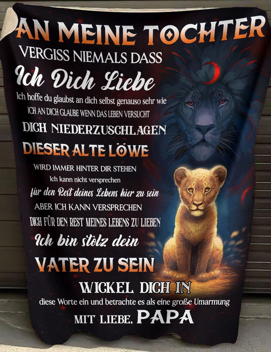 Besonderes Geschenk für deine Tochter – Decke von Papa