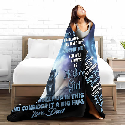 Special Gift For Your Daughter Blanket - From Dad (SKUB10-91)
