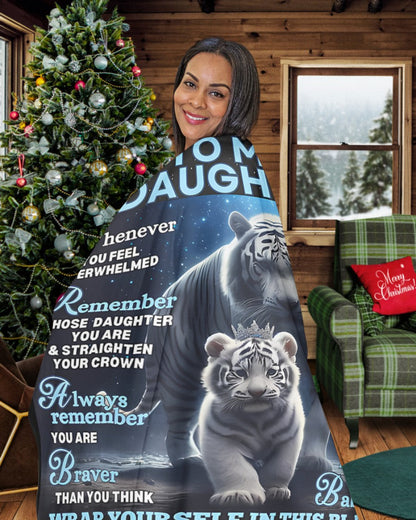 Special Gift For Your Daughter Blanket - From Dad (SKU-CHAU-B04)