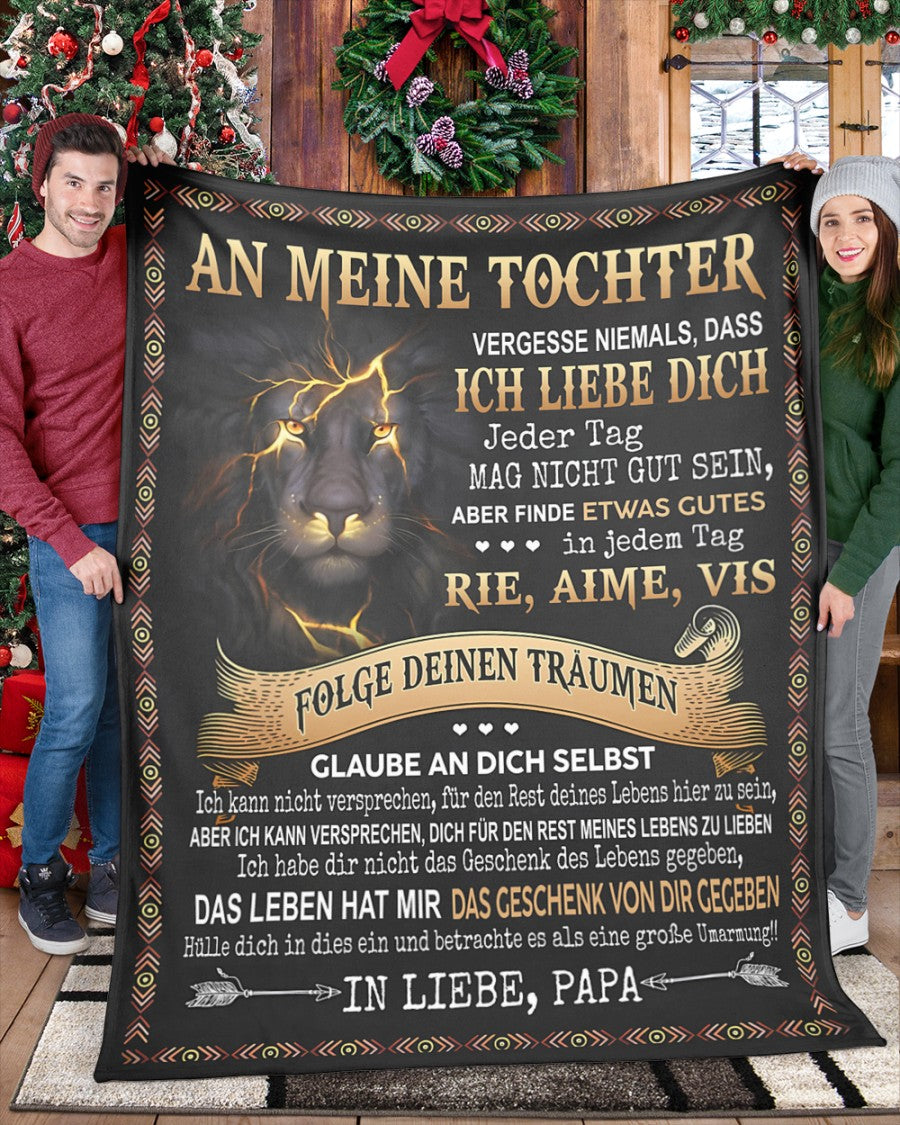 Besonderes Geschenk für deinen Tochter – Decke von Papa (SKUB09-124)
