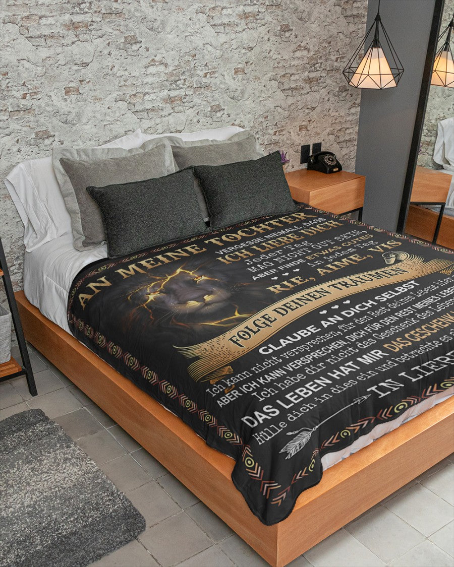 Besonderes Geschenk für deinen Tochter – Decke von Papa (SKUB09-124)