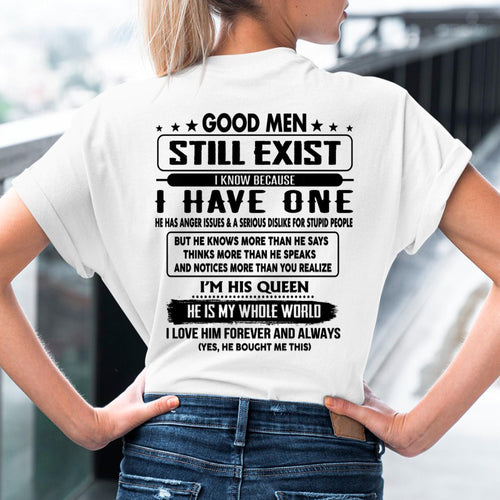 Good men Still Exist - gift for your girlfriend, wife from Husband - KATE00 (SKU-GMSAU-00)