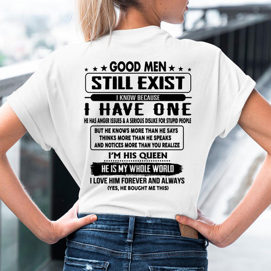 Good men Still Exist - gift for your girlfriend, wife from Husband - KATE00 (SKU-GMSAU-00)