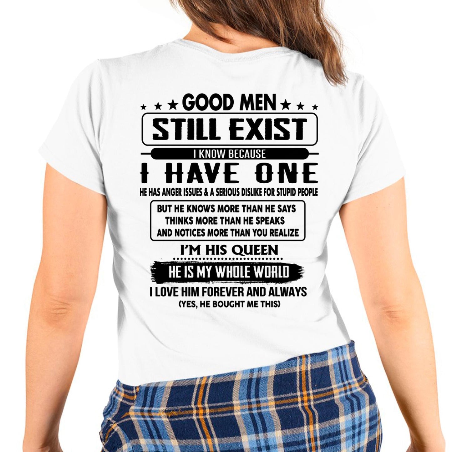 Good men Still Exist - gift for your girlfriend, wife from Husband - KATE00 (SKU-GMSAU-00)