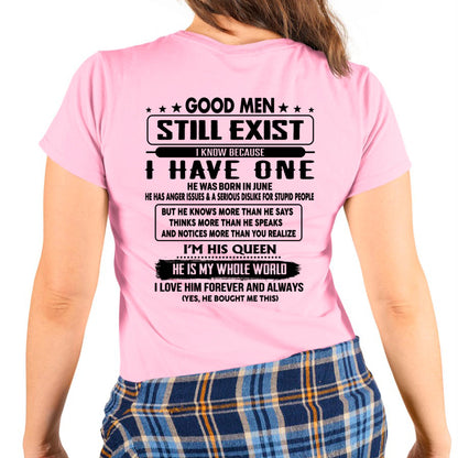 June - Good men Still Exist - gift for your girlfriend, wife from Husband - KATE06 (SKU-GMSAU-06)