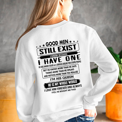 Good men Still Exist - gift for your girlfriend, wife from Husband - KATE00 (SKU-GMSAU-00)