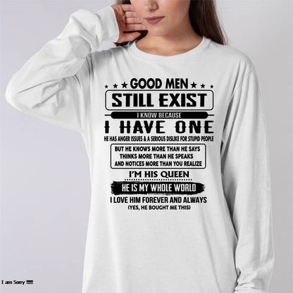 Good men Still Exist - gift for your girlfriend, wife from Husband - KATE00 (SKU-GM-00)