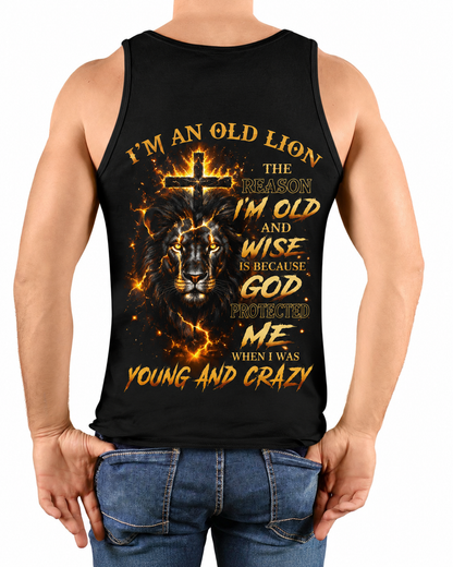 MEN SHIRT – I’m An Old Lion – Birthday Gift For Men - KATE00 (SKU2602-73-00)